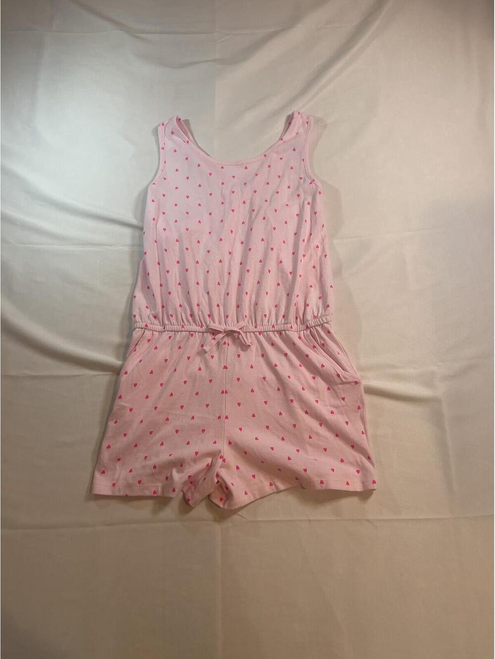 Girls Cat and Jack Knit Heart Romper size XL
